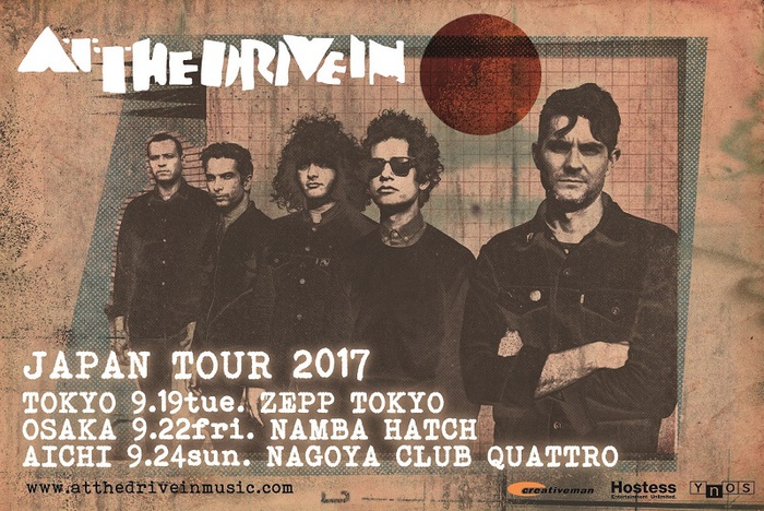 AT THE DRIVE IN、9月に東名阪ジャパン・ツアー開催決定！