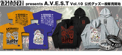 渋谷にて行われたZephyren主催イベント"A.V.E.S.T project vol.10"のオフィシャル・グッズが一斉入荷！