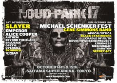 "LOUD PARK 17"、第3弾ラインナップにSLAYER、SKINDREDら決定！ 日割りも発表！