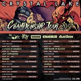 Crystal Lake、9月より開催の全国ツアー第1弾ゲストにHER NAME IN BLOOD、dustbox、a crowd of rebellionら決定！