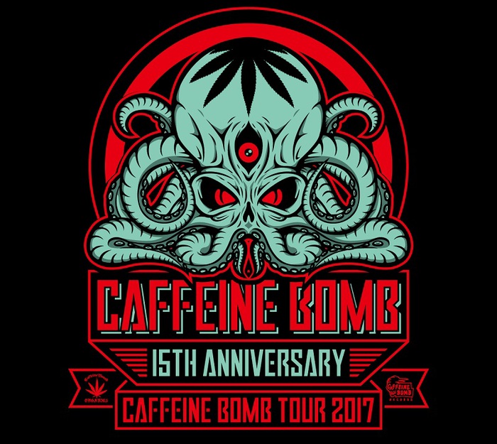今年15周年を迎えたレーベル"CAFFEINE BOMB"、10月より開催のツアー第1弾出演アーティストにヘイスミ、Dizzy Sunfist、SHIMAが決定！