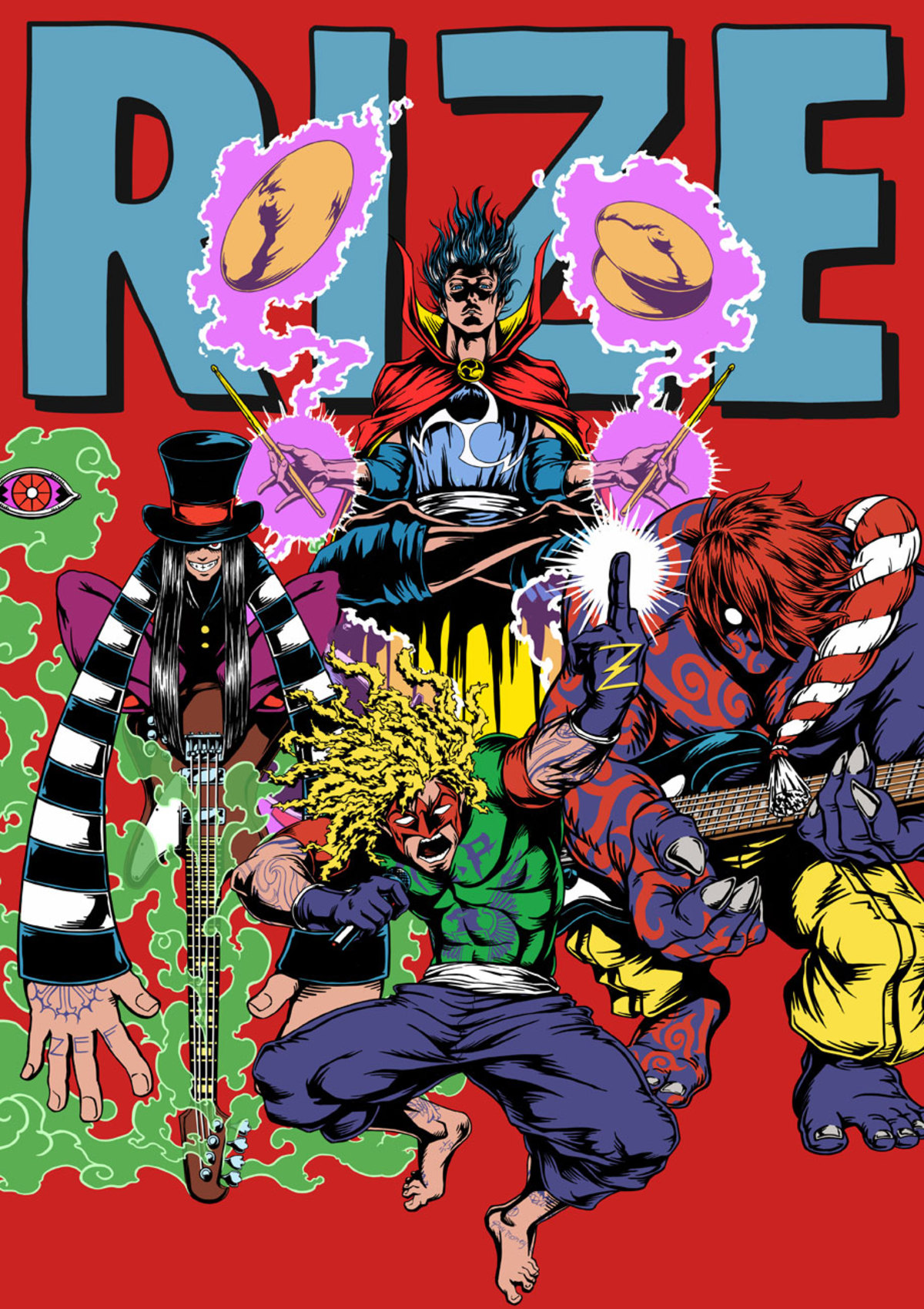 RIZE、JESSE（Vo/Gt）が監督を務める3部作のMV第2弾「TKC」公開