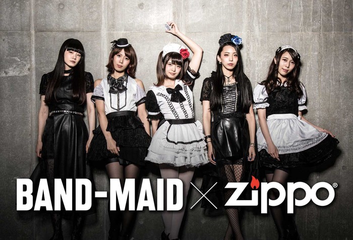 BAND-MAID、"Zippo"とコラボしたオリジナル・ライター発売決定！