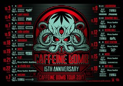 今年15周年を迎えたレーベル"CAFFEINE BOMB"、10月より開催のツアー全ゲスト・アーティスト発表！ SiM、G4N、dustbox、SHADOWS、打首ら出演決定！