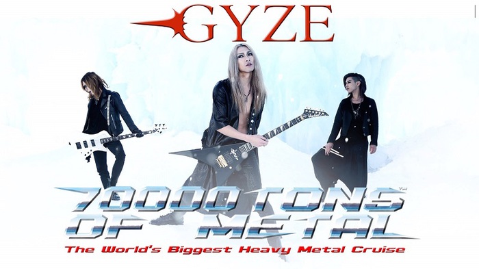 日本人アーティストとして初めて、世界最大のメタル・クルーズ"70000 TONS OF METAL"への出演を控える GYZE、ツアー・ファイナル・シリーズにて3rdアルバム『Northern Hell Song』の完全再現を発表！