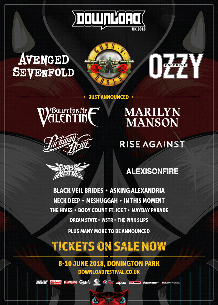 BABYMETAL、イギリスで開催される世界最大級のロック・フェス"Download Festival 2018"に出演決定！