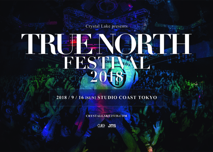 Crystal Lake、9/16に新木場STUDIO COASTにて主催イベント"TRUE NORTH FESTIVAL 2018"開催決定！