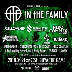 "Zephyren×SHIBUYA THE GAME presents In The Family Vol.4" 、スウェーデンのBATAAR出演キャンセル発表＆公式グッズ販売スタート