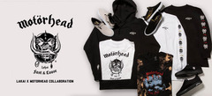 MOTÖRHEAD×LAKAI コラボ・アイテムが一斉新入荷！両ファン必見のスニーカー、パーカー、ロンＴが登場！