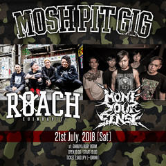 ROACH×HONE YOUR SENSE、7/21に渋谷RUBY ROOMにてツーマン・ライヴ"MOSH PIT GIG"開催決定！