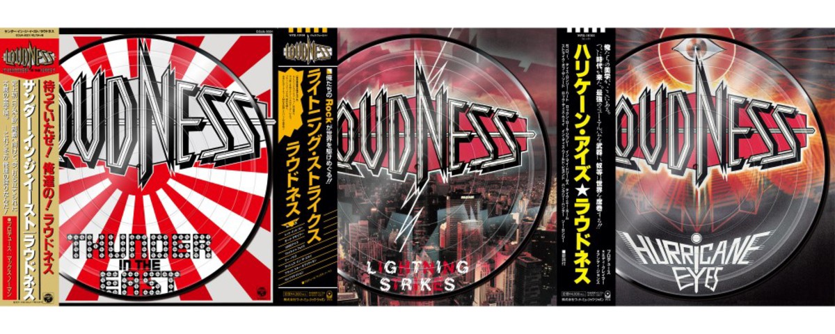 LOUDNESS、バンド初のピクチャー盤アナログ3作品を本日7/11リリース