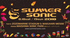 "SUMMER SONIC 2018"、タイムテーブル公開！