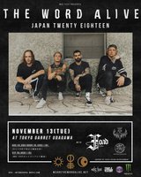 THE WORD ALIVE、11/13渋谷GARRETにて一夜限りの来日公演決定！サポート・アクトとしてFOAD、GIVEN BY THE FLAMESら出演！