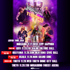 メタル・レジェンド JUDAS PRIEST、11月開催ジャパン・ツアーの東京追加公演が決定！