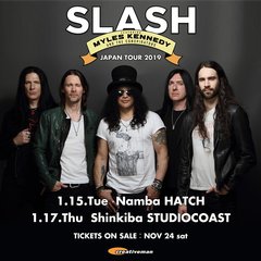 SLASH FT. MYLES KENNEDY & THE CONSPIRATORS、来年1月に東阪にて待望の来日公演を開催決定！