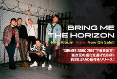 BRING ME THE HORIZON、Oliver Sykes（Vo）のインタビュー含む特設ページ公開！"SUMMER SONIC 2019"で来日決定！新次元の進化を遂げた約3年ぶりの新作『Amo』をリリース！