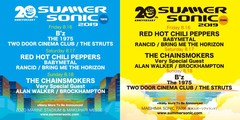 8/16-18開催"SUMMER SONIC 2019"、追加アーティストにBABYMETAL、BRING ME THE HORIZON、RANCIDら決定！日割り発表も！