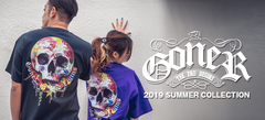 GoneR (ゴナー)から地球をイメージした"Rose Skull"をあしらったTシャツをはじめルーズ・シルエットのワン・ピースやタンク・トップなどが新入荷！