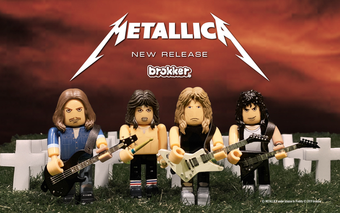 メタリカ・ファン必見！3rdアルバム「Master Of Puppets」時のメンバーを再現したMETALLICAの公式フィギュアが登場！ゲキクロで予約販売スタート！RATM、SEX PISTOLS、STRAY CATSの取扱も！