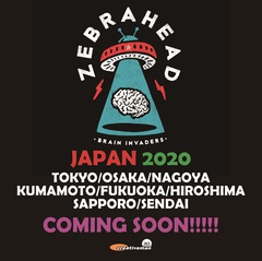 ZEBRAHEAD、6月に8都市でジャパン・ツアー開催決定！