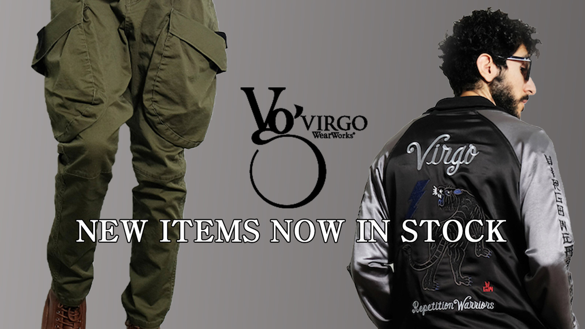 VIRGO（ヴァルゴ）から発売前から話題となっていたリバーシブル・ジャケットと名作カーゴ・パンツの復刻版が新入荷！ | 激ロック ニュース
