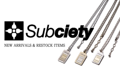 Subciety（サブサエティ）から定番スナップ・バック・キャップや新作ネックレスが一挙入荷！
