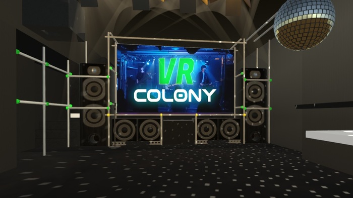 バーチャル空間"VR COLONY"、開店！ライヴハウス COLONYで開催したライヴ映像が視聴可能に！