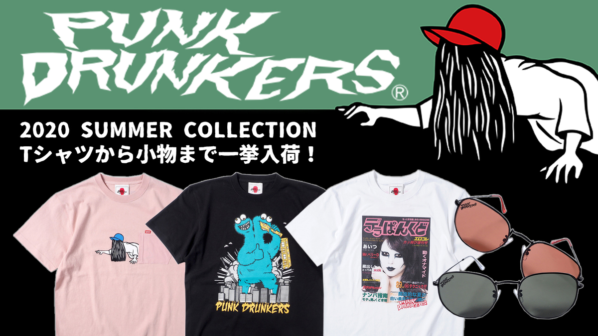 Punk Drunkers パンクドランカーズ より デラべっぴん とのコラボtシャツや99 紫外線をカットしてくれるサングラスなど Summer Collectionが一挙入荷 激ロック ニュース