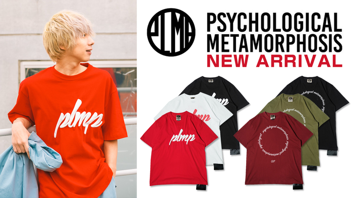 PSYCHOLOGICAL METAMORPHOSIS (サイコロジカルメタモーフォーセス)より、発泡プリントが存在感抜群のTシャツやシンプルなサークルロゴTシャツ等、新作Tシャツ一斉入荷！