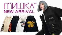 MISHKA (ミシカ)より、ボア素材とキルティング生地で保温性抜群なジャケットや、左右で丈の異なるデザインが印象的なプルオーバーパーカーなど新商品一斉入荷！