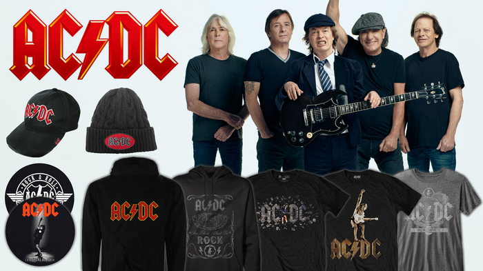 AC/DC、11月13日に通算17枚目のアルバムとなる『Power Up』の発売に伴い、ゲキクロではプルオーバーパーカーやTシャツ、小物などバンドマーチ一斉大量新入荷！