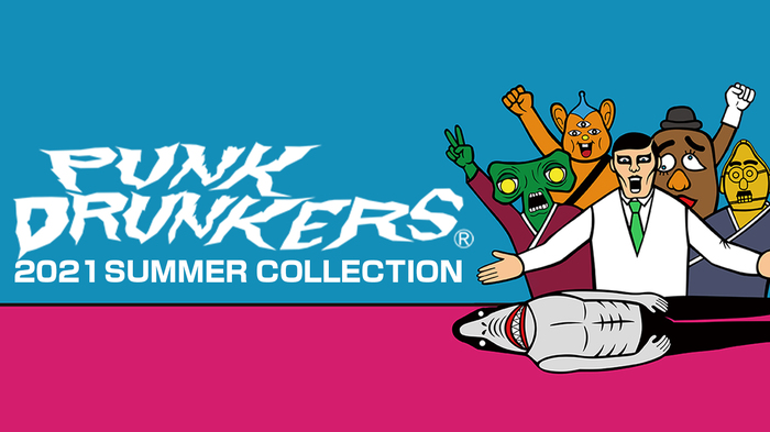 PUNK DRUNKERS (パンクドランカーズ) 2021 SUMMER COLLECTIONの期間限定予約受注開始！「ぷよぷよ」とのコラボショーツや「なかやまきんに君」とのコラボTシャツなどがラインナップ！