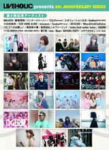 下北沢LIVEHOLIC 6周年記念イベント、第4弾出演アーティストでDEVILOOF、KenKen（BASS HERO）、うたげ（miscast）、秘密結社ニルヴァージュ∀ら発表！