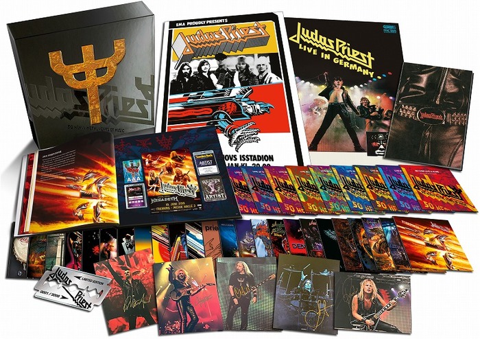 Judas Priest 結成50周年を祝うcd42枚組マンモス級ボックス セットが全世界3 000セット限定発売決定 1cdハイライト盤も同時リリース 激ロック ニュース
