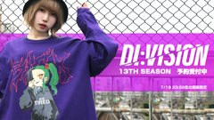 DI:VISION (ディヴィジョン) 13TH SEASON予約受付開始!ゲキクロ限定カラーの新作デザインTや9TH SEASON人気デザインの復刻Tシャツが期間限定受注生産で登場!