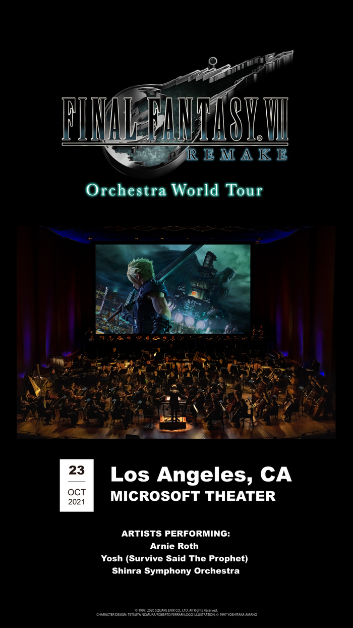 Yosh（Survive Said The Prophet）、"FINAL FANTASY VII REMAKE Orchestra World Tour"ロサンゼルス公演に出演決定！