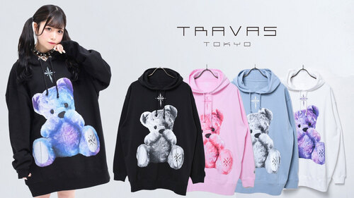 TRAVAS TOKYO Furry bear Hoodie くま　パーカー新品