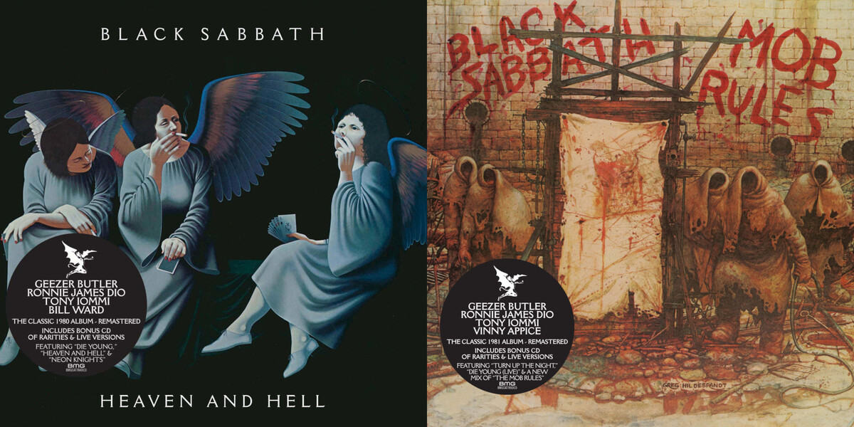 BLACK SABBATH、Ronnie James Dio期の作品『Heaven And Hell』＆『Mob