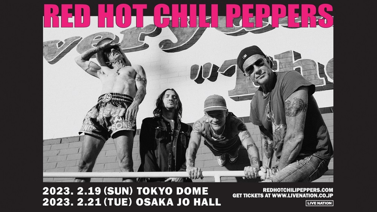 RED HOT CHILI PEPPERS、2月に単独来日公演決定！ | 激ロック ニュース