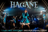 HAGANEのライヴ・レポート公開！可憐なルックスとは裏腹なたくましさを如実に物語っていた、全公演ソールド・アウトの初東名阪ツアー・ファイナルをレポート！