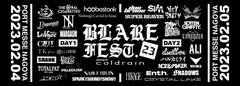coldrain、3年ぶり開催の"BLARE FEST.2023"出演アーティスト日割り発表！