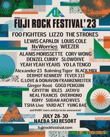 "FUJI ROCK FESTIVAL'23"、第1弾ラインナップでFOO FIGHTERS、FEVER 333、WEEZER、SLOWDIVE、BLACK MIDI、Denzel Curryら発表！