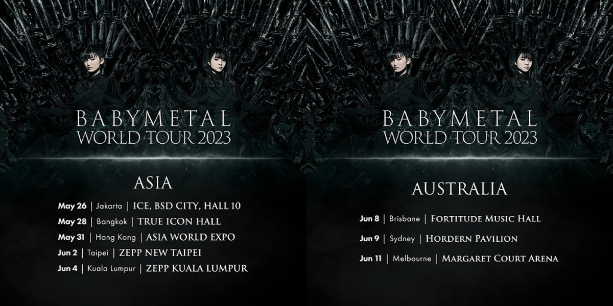 オーストラリア限定Tシャツ）BABYMETAL WORLD TOUR2023 - 女性アイドル