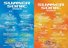 "SUMMER SONIC 2023"、第5弾追加アーティスト＆ステージ別ラインナップ発表！The BONEZ、PassCode、(sic)boyら出演決定！