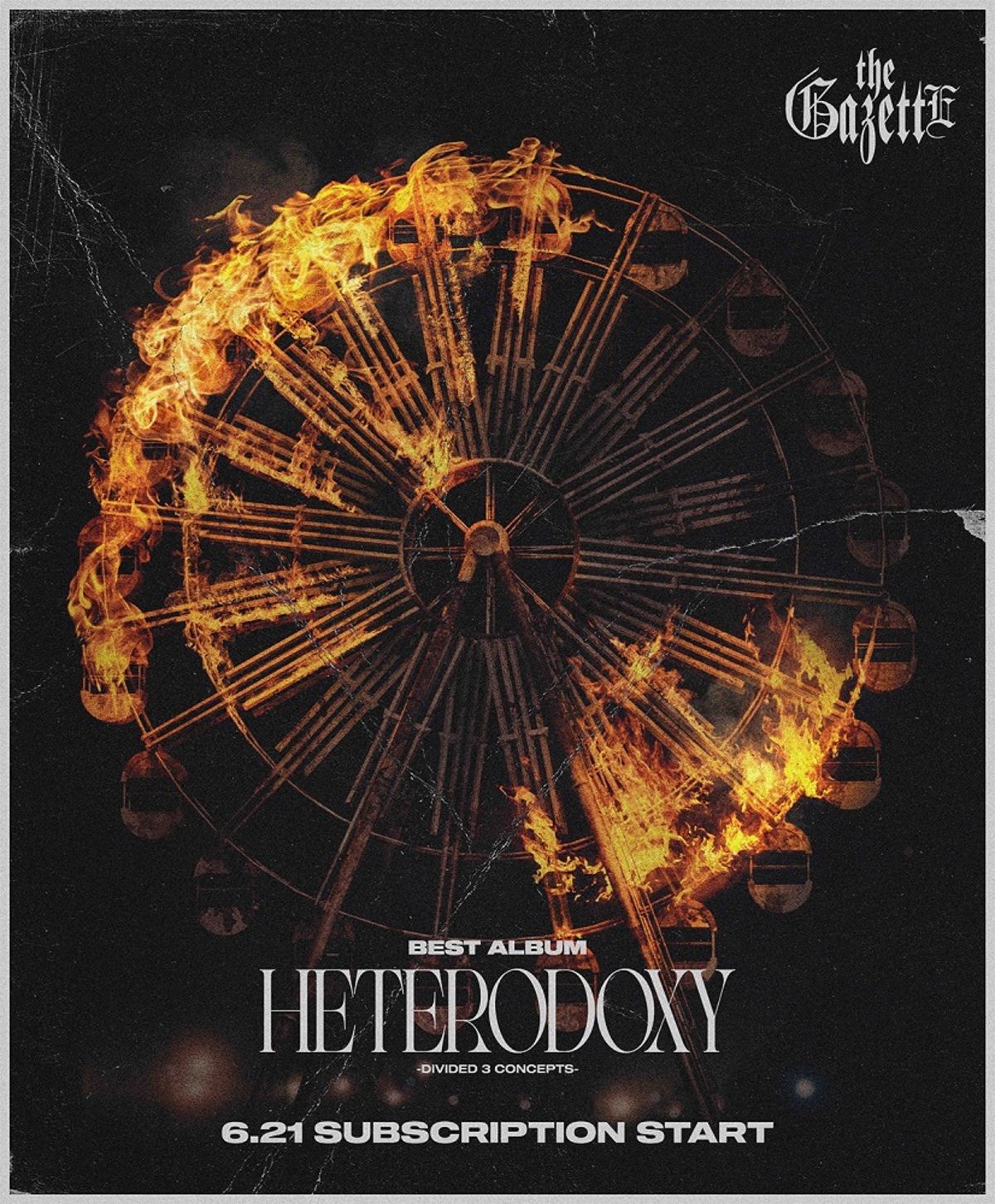 the GazettE、ベスト・アルバム『the GazettE 20TH ANNIVERSARY BEST ALBUM HETERODOXY-DIVIDED  3 CONCEPTS-』明日6/21よりサブスク配信開始！ | 激ロック ニュース