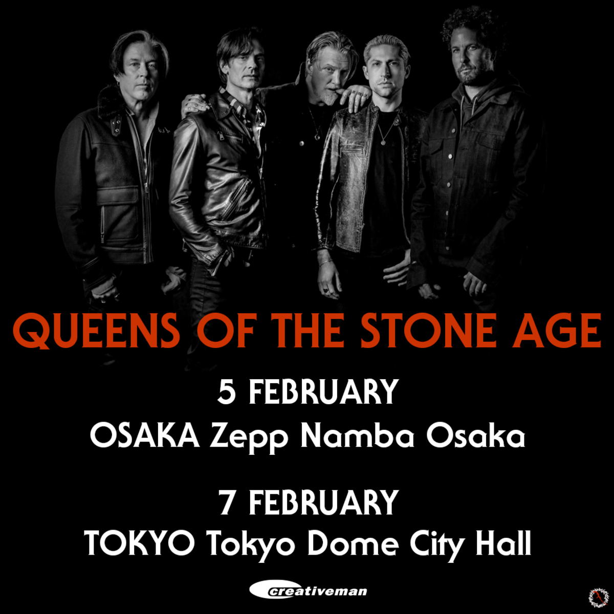 QUEENS OF THE STONE AGE、約6年ぶりの単独来日公演が決定！来年2月に東阪で開催！ | 激ロック ニュース