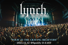 lynch.のライヴ・レポート公開！"lynch."そのものを掲げて繰り広げられた、"無印ツアー"こと"TOUR'23 THE CRAVING BELIEVERS"東京公演をレポート！