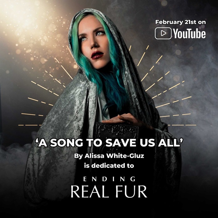 Alissa White-Gluz（ARCH ENEMY）、映画"Ending Real Fur"サントラ「A Song To Save Us All」MV公開！