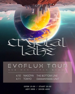 Crystal Lake、"EvoFlux Tour 2024"名古屋＆東京にて開催決定！
