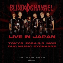 BLIND CHANNEL、一夜限りの初来日公演が決定！6/3渋谷duo MUSIC EXCHANGEにて開催！